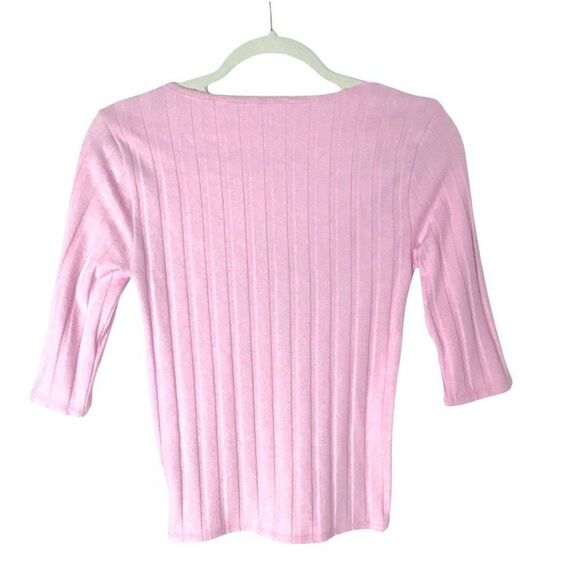 Free People Crop Sweater Cardigan Pink Size Small - Picture 7 of 8